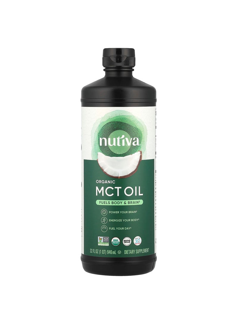 Organic MCT Oil, 32 fl oz (946 ml)